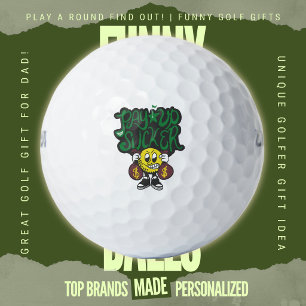 Pelotas De Golf Dinero de fin de semana Juego Divertido Paga Perde