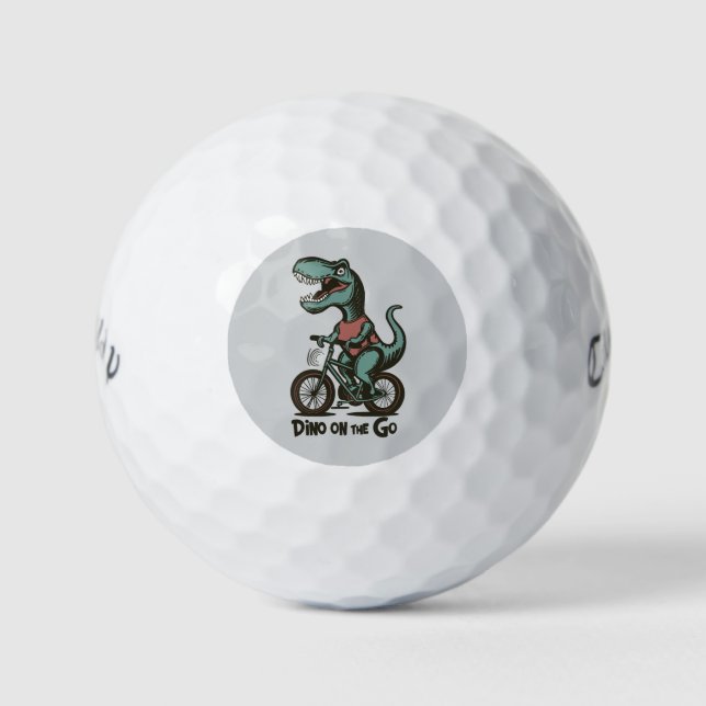 Pelotas De Golf Dino en marcha (Anverso)