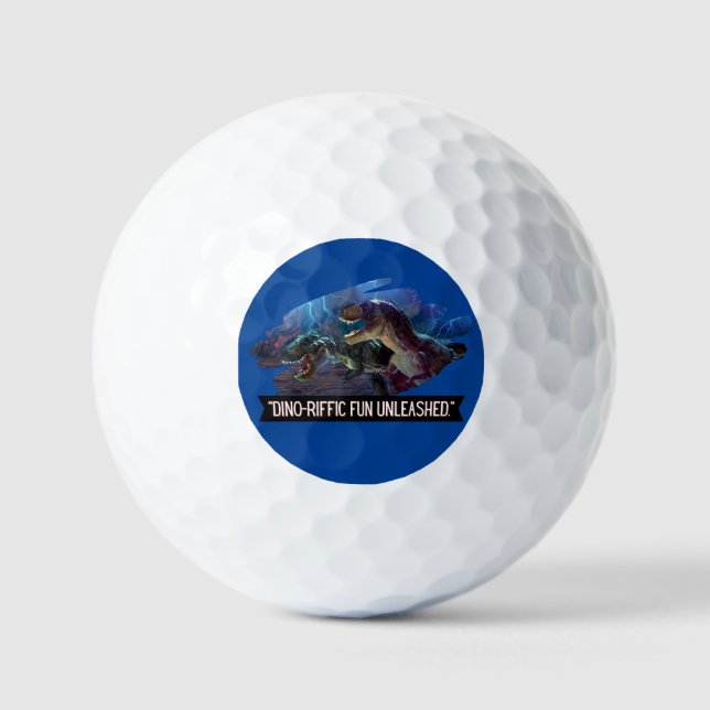 Pelotas De Golf dino - fabuloso fundesleashed (Anverso)
