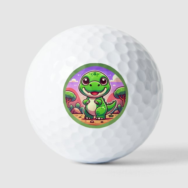 Pelotas De Golf Dinoball (Anverso)