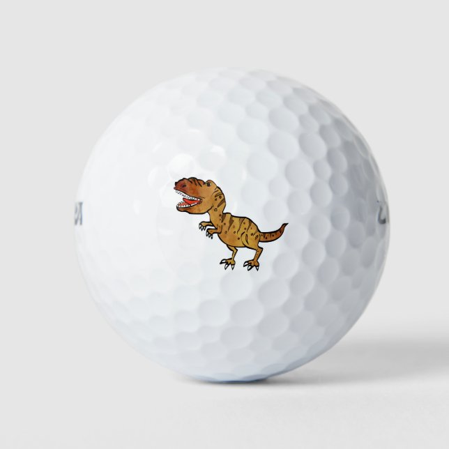 Pelotas De Golf Dinosaur T rex tyrannosaurus animal (Anverso)