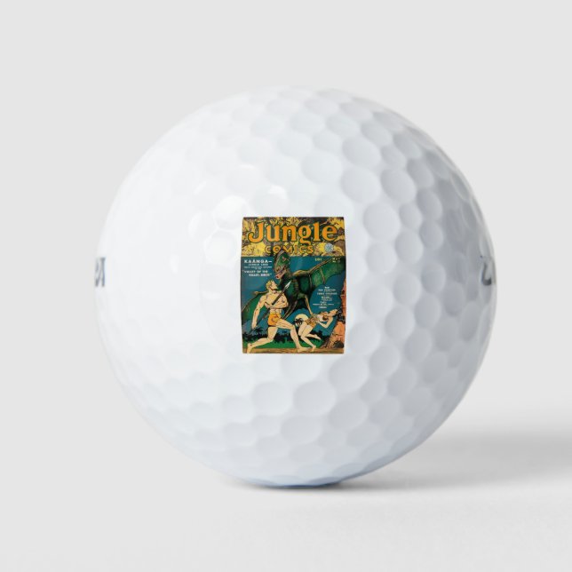 Pelotas De Golf Dinosaurio - Monster Elephant - Gorilas - Mono (Anverso)