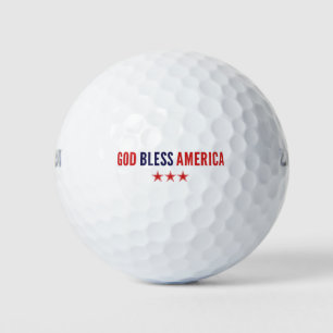 Pelotas De Golf Dios bendiga a Estados Unidos
