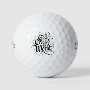 Pelotas De Golf Dios creó el mundo