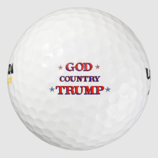PELOTAS DE GOLF DIOS PAÍS TRUMP