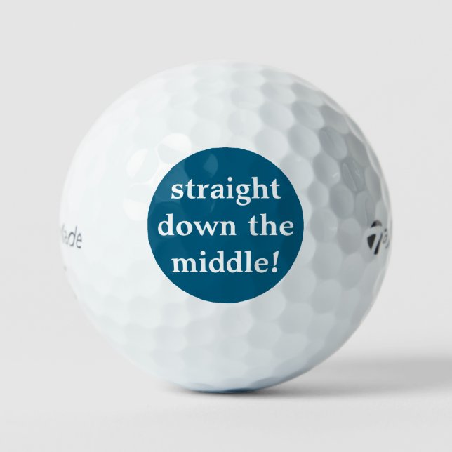 Pelotas De Golf ¡directo al medio! golf de taylormade (Anverso)