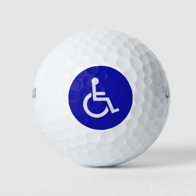 Pelotas De Golf Discapacitado (Anverso)