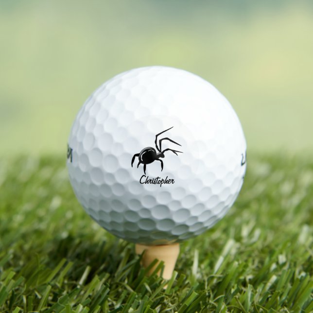 Pelotas De Golf Diseño de araña (Camiseta in situ)