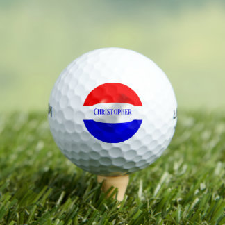 Pelotas De Golf Diseño de bandera holandesa