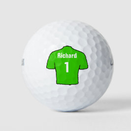 Pelotas De Golf Diseño de camisas de fútbol en hincha de fútbol