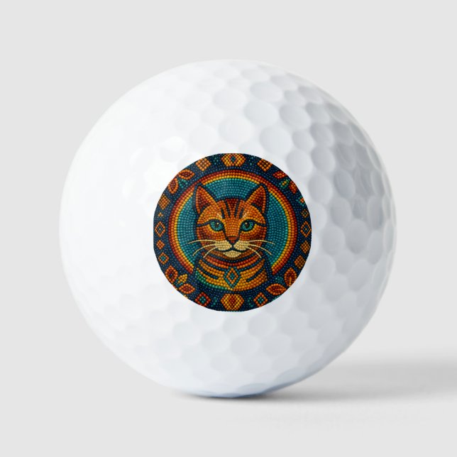Pelotas De Golf Diseño de cuentas de Kitty (Anverso)