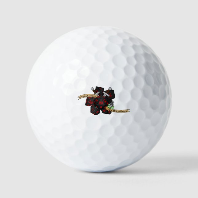 Pelotas De Golf Diseño de dados de moda (Anverso)