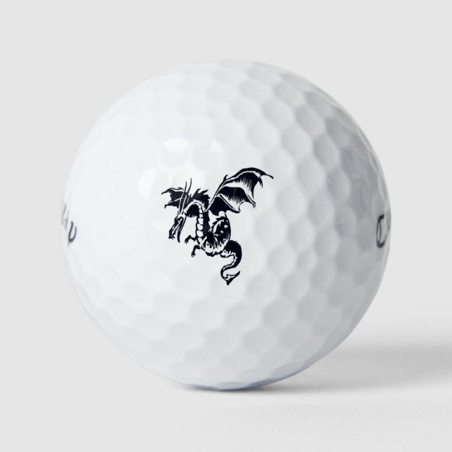 Pelotas De Golf Diseño de dragón volador (Anverso)