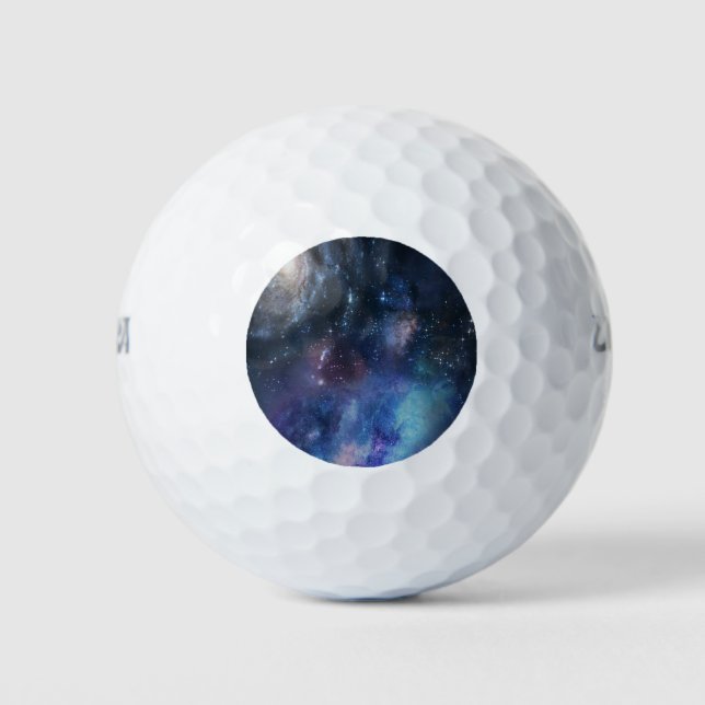 Pelotas De Golf Diseño de espacio (Anverso)