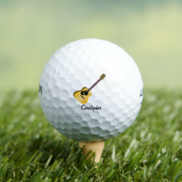 Pelotas De Golf Diseño de Guitarra Acústica