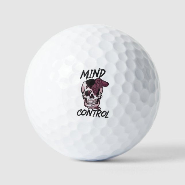 Pelotas De Golf Diseño de juegos de control mental (Anverso)