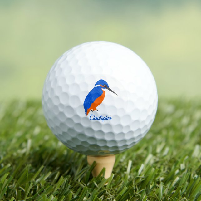Pelotas De Golf Diseño de Kingfisher (Camiseta in situ)