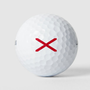 Pelotas De Golf Diseño de la bandera del estado de Alabama