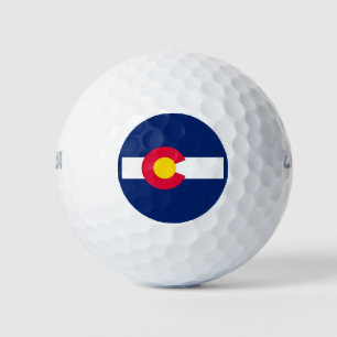 Pelotas De Golf Diseño de la bandera del estado de Colorado