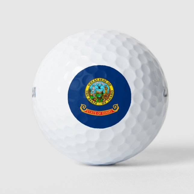 Pelotas De Golf Diseño de la bandera del estado de Idaho (Anverso)