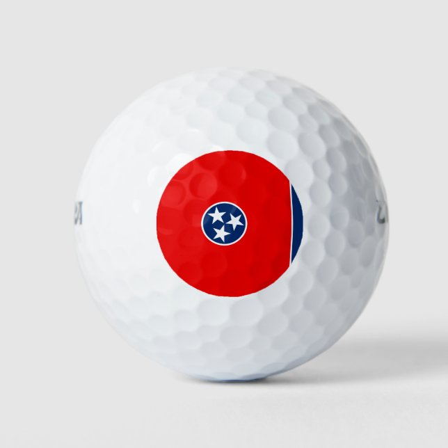 Pelotas De Golf Diseño de la bandera del estado de Tennessee (Anverso)