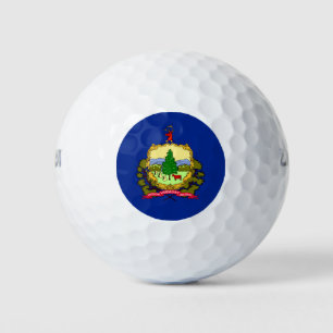 Pelotas De Golf Diseño de la bandera del estado de Vermont