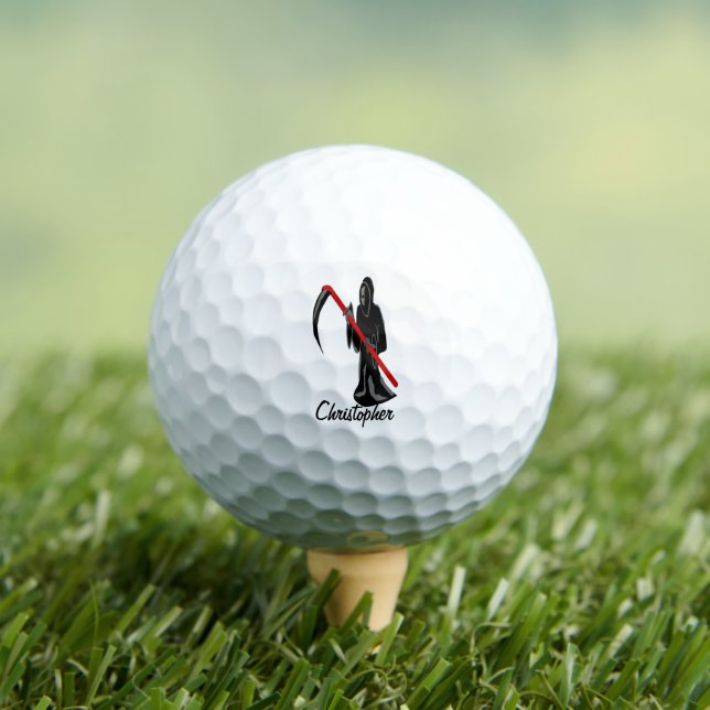 Pelotas De Golf Diseño de la Parca (Camiseta in situ)