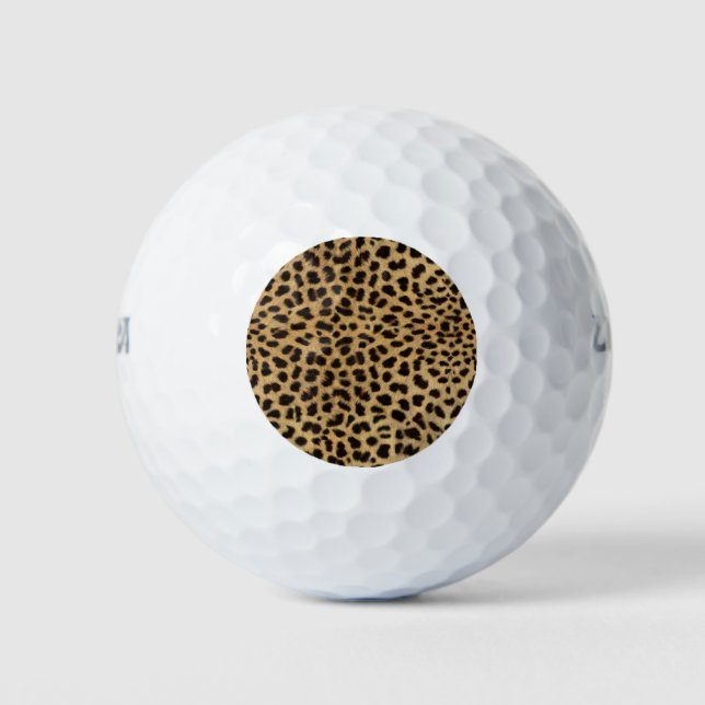 Pelotas De Golf Diseño de leopardo (Anverso)