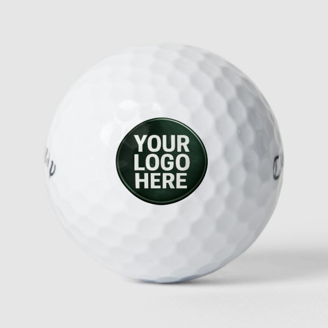 Pelotas De Golf Diseño de logotipo comercial / empresarial (Anverso)