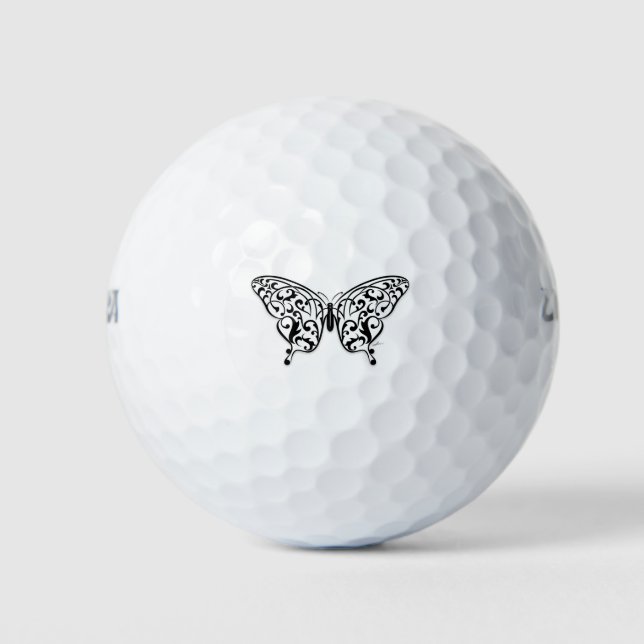 Pelotas De Golf Diseño de mariposa (Anverso)
