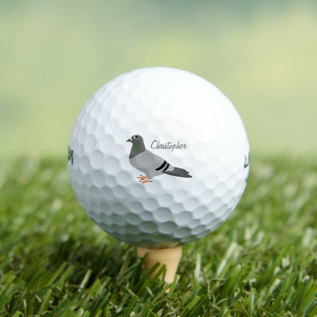 Pelotas De Golf Diseño de paloma (Camiseta in situ)