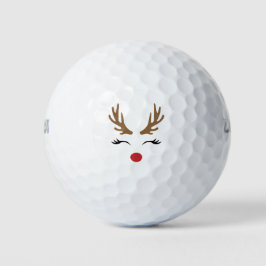 Pelotas De Golf Diseño de regalo de golf para Navidades de renos