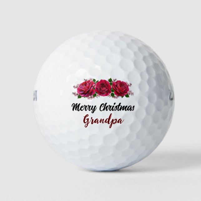 Pelotas De Golf Diseño de regalo navideño navideño navideño (Anverso)
