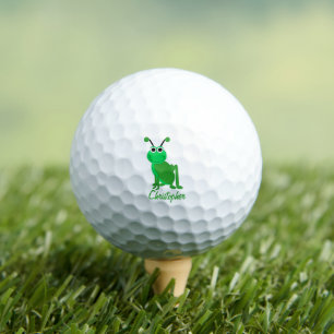 Pelotas de Golf Diseño de Saltamontes