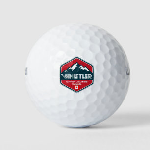 Pelotas De Golf Diseño de Whistler British Columbia Canada