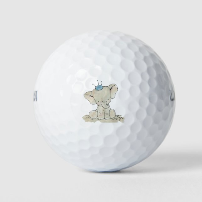 Pelotas De Golf Diseño del Personalizado elefante (Anverso)