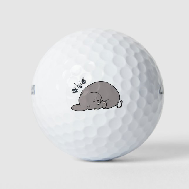 Pelotas De Golf Diseño del Personalizado elefante (Anverso)