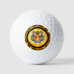 Pelotas De Golf 🔥 Diseño Deportivo de Tigre Feroz para Regalos de