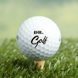 Pelotas De Golf Diseño divertido de Dr. Golf para amantes del golf