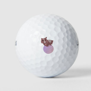 Pelotas De Golf Diseño Divertido de Fitness de Cuyes