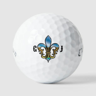 Pelotas De Golf Diseño elegante de golf Fleur De Lis