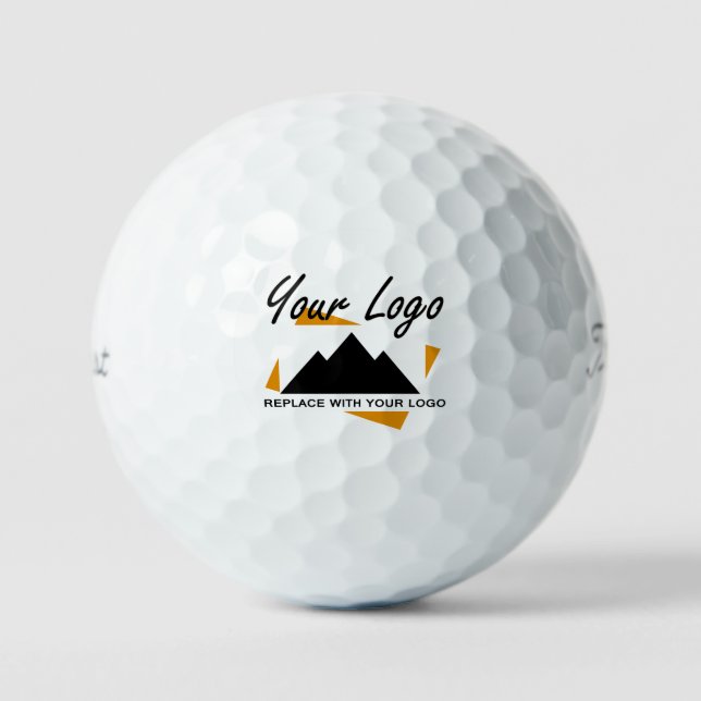 Pelotas De Golf Diseño empresarial personalizado Añadir el logotip (Anverso)