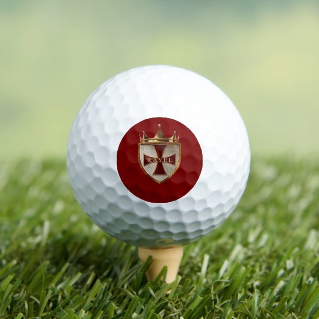 Pelotas De Golf diseño EOC RED RayEl Crest (Camiseta in situ)