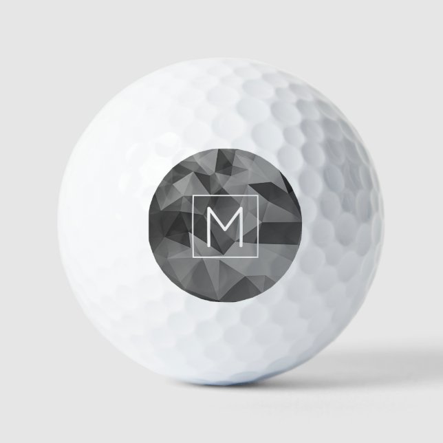 Pelotas De Golf Diseño geométrico polaco monograma Deportes Guay (Anverso)