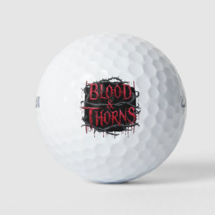 Pelotas De Golf Diseño gótico de sangre y hongos - oscuro y erótic