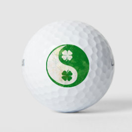 Pelotas De Golf Diseño irlandés Yang Shamrock