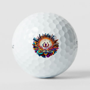 Pelotas De Golf "Diseño sinfónico de la ciudad"
