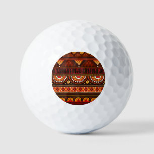 Pelotas De Golf Diseño tribal sin fisuras para diversos usos.