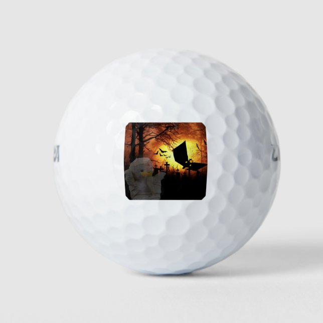 Pelotas De Golf Diseño único de Halloween (Anverso)