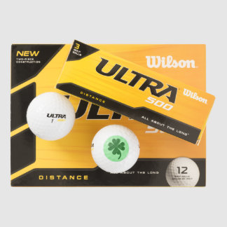 Pelotas De Golf Diseños de la escuela de golf Charm Shamrock Golf